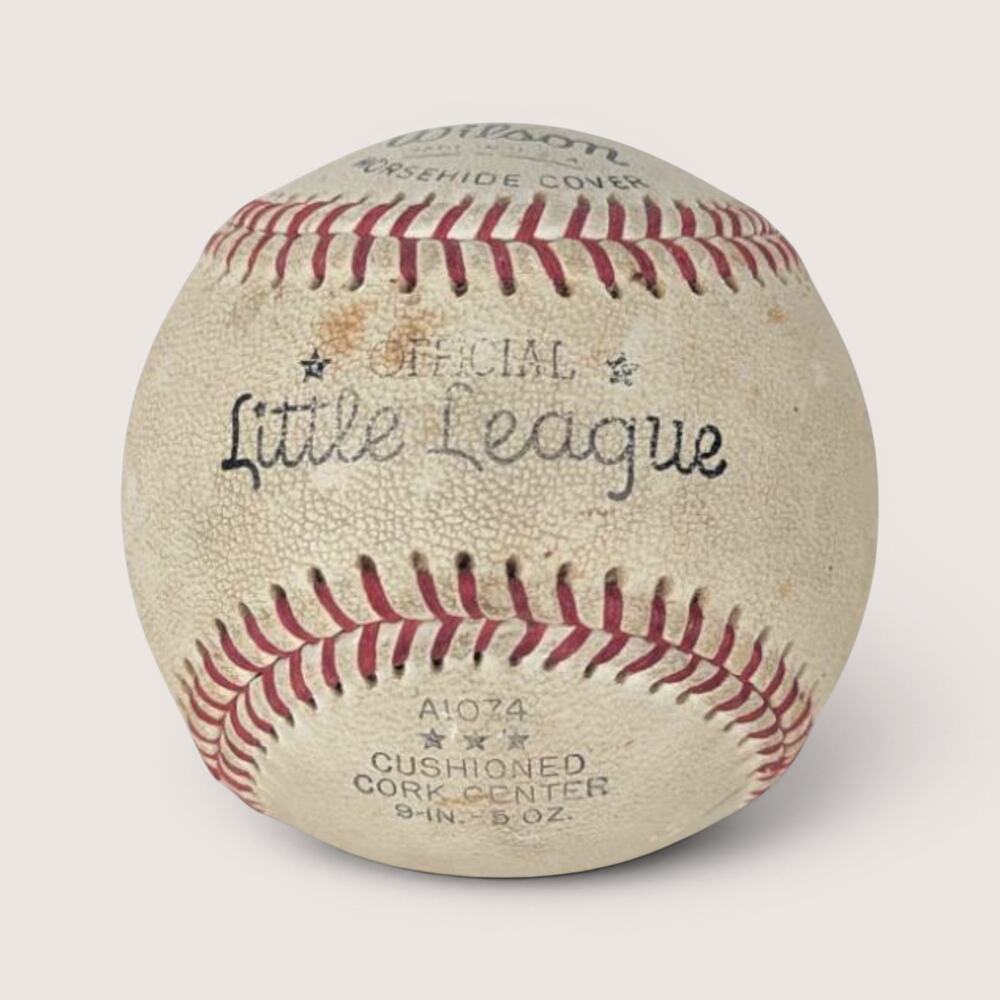 Vintage Ted Uhlaender Signed Wilson Baseball